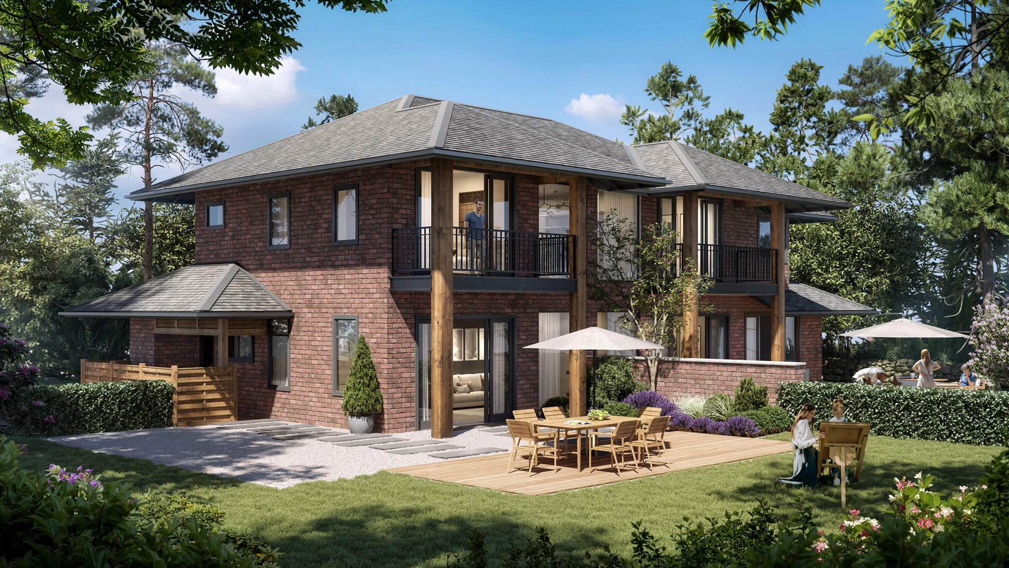 Architectural 3D rendering
